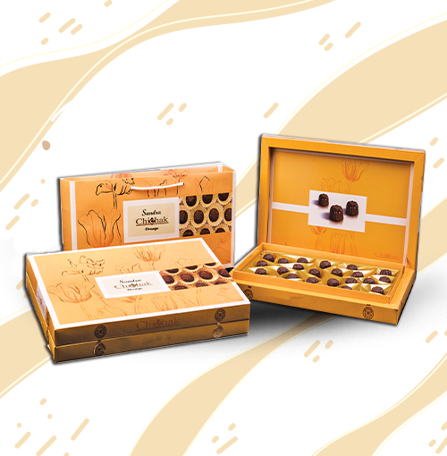 شکلات کادویی ساندرا با طعم پرتغال